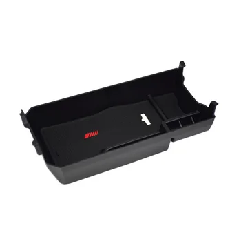 

1pcs High-quality Black Armrest Center Storage Box Pallet Container Tray Fit For Mercedes-Benz C Class W205 2015-