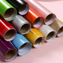 Премиум перламутровые ПВХ самоклеющиеся обои мебель ремонт кухня сплошной цвет водонепроницаемый столешница домашний декор