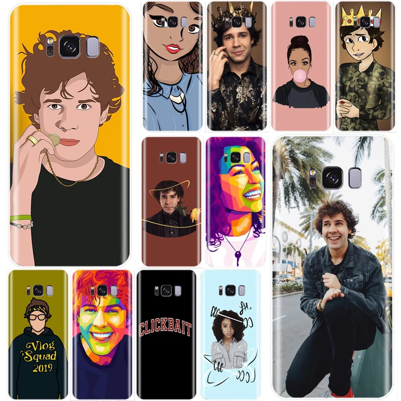 

Liza Koshy David Dobrik Cover Soft Silicone TPU Phone Case For Samsung Galaxy NOTE 8 9 S7EDGE S6 S7 S8 S9 S10 PLUS S10lite