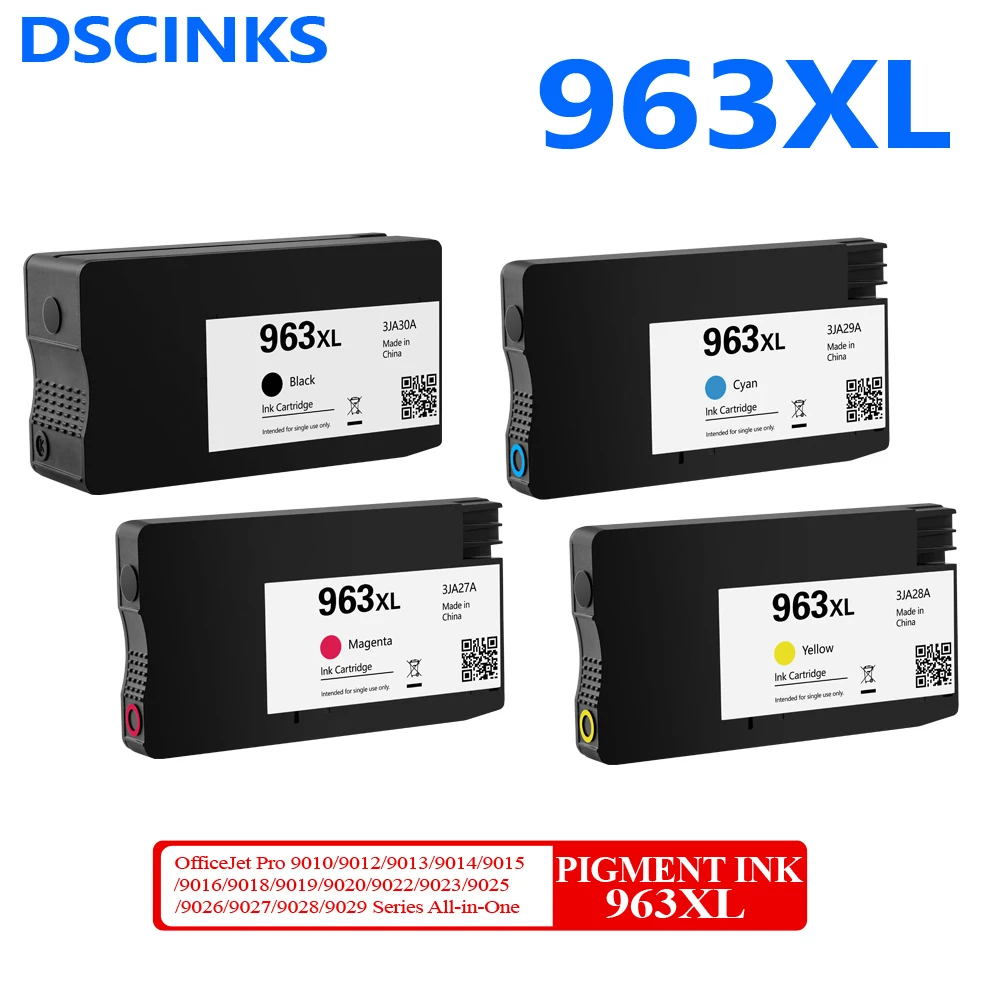 For Hp 963xl 963 Compatible Ink Cartridge For Hp Officejet Pro 9010 9012  9013 9014 9015 9016 9018 9019 9020 9022 9023 9025 9026 - Ink Cartridges -  AliExpress