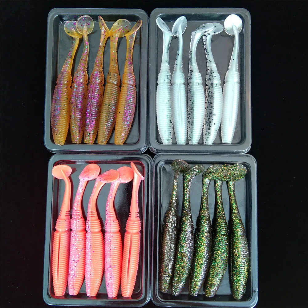 Noeby 20 шт. Pesca Высотка каблука 10 см/7g мягкие приманки рыболовные снасти Шад