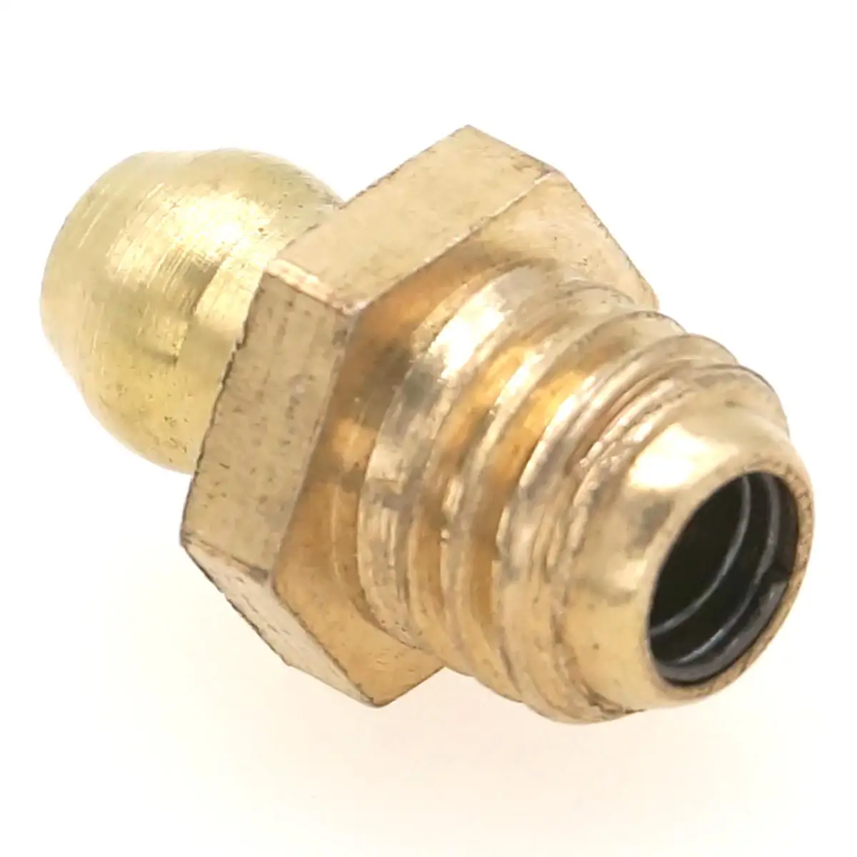 LOT 20 M8x1.25mm Metric male Thread Taper Straight Brass Grease Zerk Nipple Fitting For machine tool greaseing accessory | Обустройство