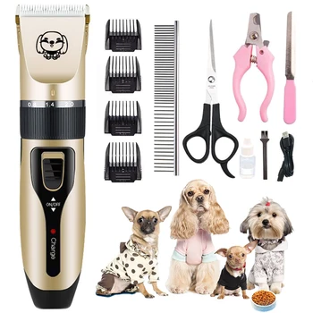 

Dog Clippers Low Noise Pet Shaver Rechargeable Dog Trimmer Cordless Pet Grooming Tool Cat Animal Hair Trimmer Haircut