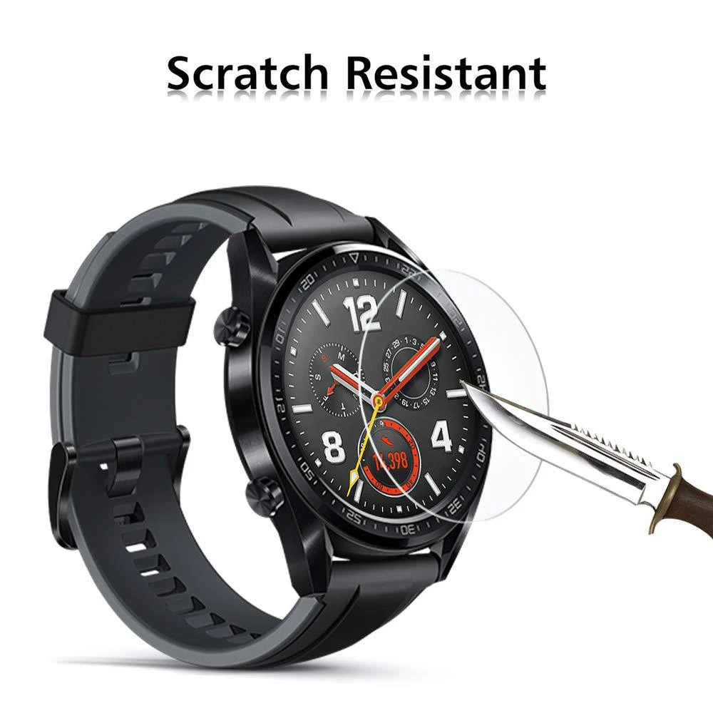 

1/3/5pcs Explosion-proof Tempered Glass Protective for Huawei Watch GT SmartWatch Screen Protector Film 35.5mm Accessories