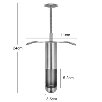 

304 Stainless Steel Cherry Jujube Corer Pitter Fruit Kitchen Olive Core Gadget Remove Pit Tool Seed Push Out Big Size