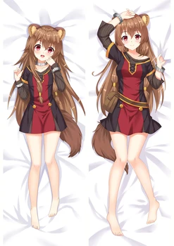 

Anime The Rising of the Shield Hero sexy girl Raphtalia Hugging Body Pillow Cover body Pillow case