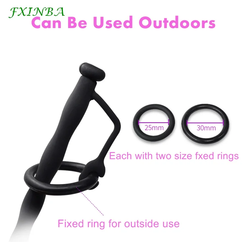 FXINBA Silicone Hollow Urethral Sound Dilator Male Penis Plug Urethra Catheter Stimulator Masturbator Adult Sex Toy For Men silicone urethral dilator,urethral dilator