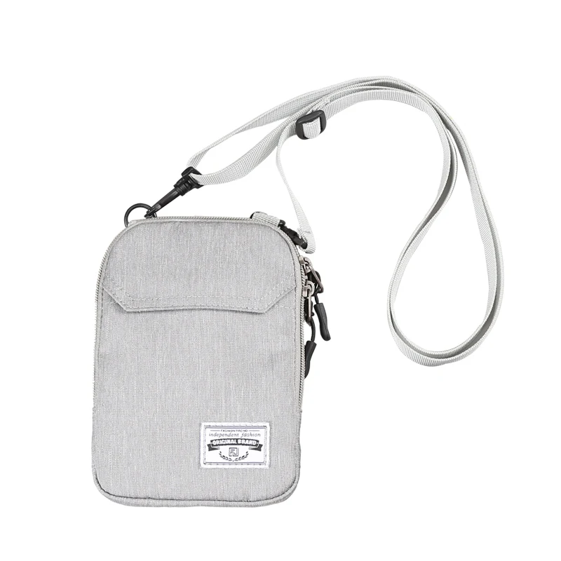 

New Diagonal Mini Shoulder Multi-Function Mobile Phone Bag Outdoor Sports Bag Male Women Polyester Waist Packs