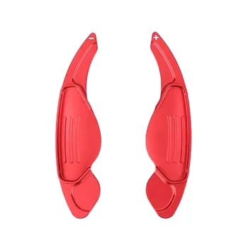 

2-Piece Aluminum Alloy Steering Wheel Shift Paddle for Land Range Rover Evoque Discovery Sport /Jaguar xf xe Red