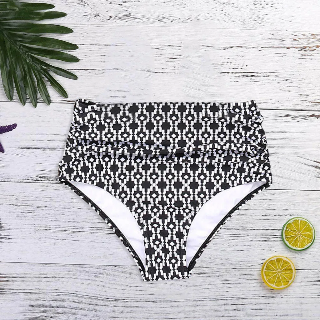 #Z3 Women High Waist Bikini Swim Pants Shorts Bottom Swimsuit Swimwear Bathing Pants High Waist Swimwear Bathing Suit Beach Swim