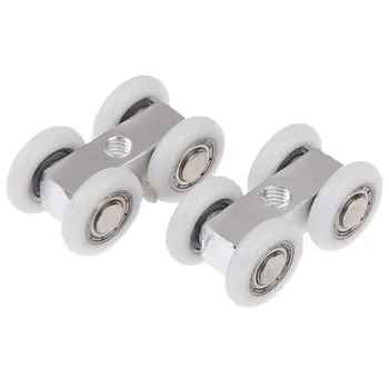 

1Pcs/2Pcs 21mm Sliding Door Roller Bathroom Wardrobe Door Hanging Wheels For Furniture