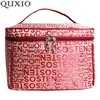 Extra Large Capacity Woman Cosmetic Bags Big Travel Toiletry Bag Letter Pattern Necessary Organizer Makeup Bag Storage ZL100-D 3