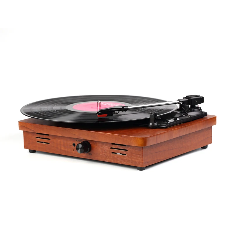 Bluetooth speaker retro phonograph gramophone vinyl record player turntable player headphone