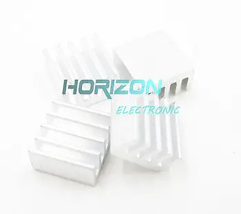 

50Pcs/lot Aluminum Routing 8.8X8.8X5mm Heatsink Electronic Chip Cooling Radiator for A4988 Chip set Hot sale