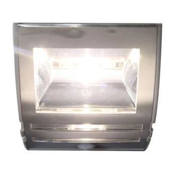 

Decorative Stainless Steel Modern Balcony Garden Outdoor 2LED Stair Intelligent PIR Sensor Solar Power Wall Light