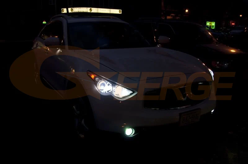 Для Infiniti FX FX35 FX37 FX50 QX70 2009 2017 отличный ультра яркий CCFL ангельские глазки Halo кольца