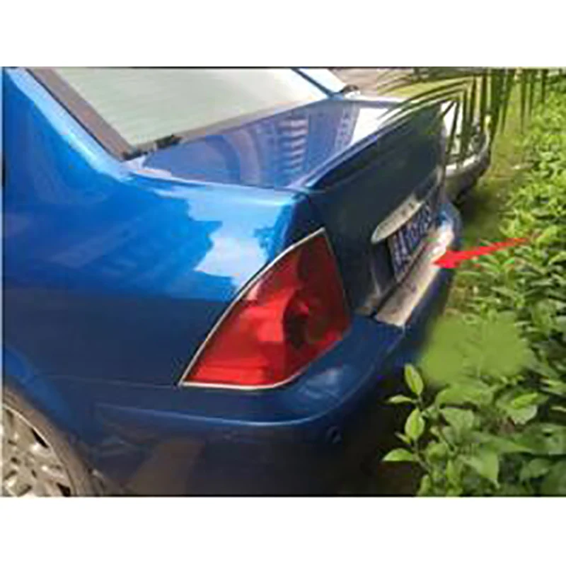 For Peugeot 307 Rear Guard Plate Special Rear Bar Threshold Decorative Stainless Steel - Mark 307 Tail Box Pedal