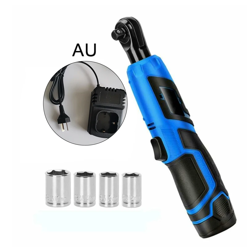 

Cordless Electric Ratchet Wrench Charger 2000mAh Li Ion Battery 12V 3/8inches Impact Wrenches Power Tools