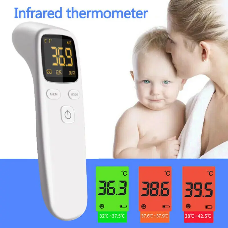 

Digital Baby Thermometer Body Infrared Thermometer For Adult Children Forehead Thermometer Infrared Non-touch Temperature Gun