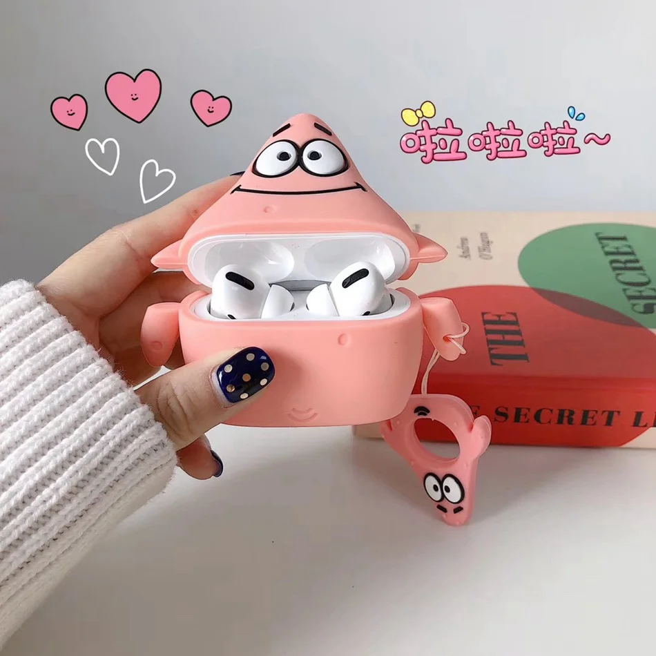 3D Earphone Case For Airpods Pro Case Silicone Stitch Cat Cartoon Headphone/Earpods Cover For Apple Air pods Pro 3 Case Keychain