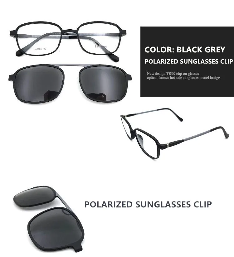 Магнитные очки ободковая оправа для очков рецепт; очки винтажные очки для близорукости поляризованные солнцезащитные очки антибликовые 852
