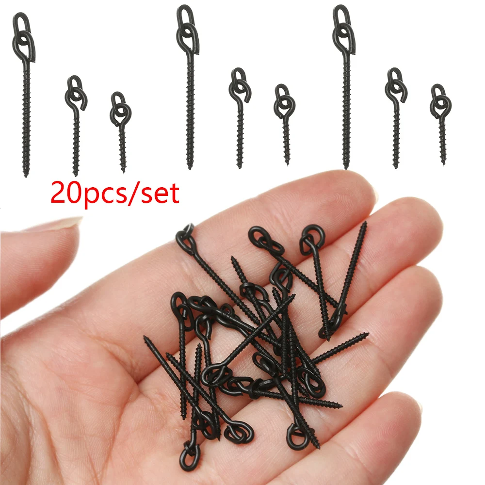 Carp Fishing Accessories Boilies Bait Screws Zig Chod ronnie Rigs Rings Pop Up Terminal Tackle Equipment 20pcs fishing accessories fishing bait fishing tackle fishing screws