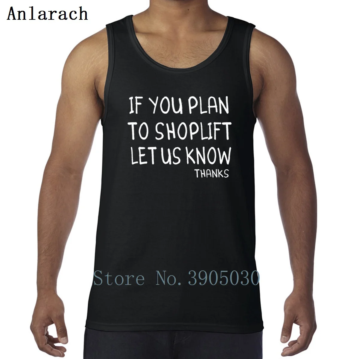 

If You Plan To Shoplift Let Us Know Clerks Quote Vests Gift Designing Basic Solid Leisure Tank Top Men Clothes Summer New