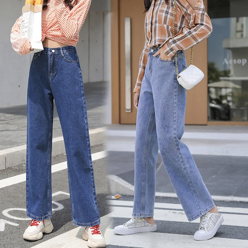 Fa9012 новинка осень зима женские модные повседневные джинсовые штаны Женская одежда Джинсы для женщин