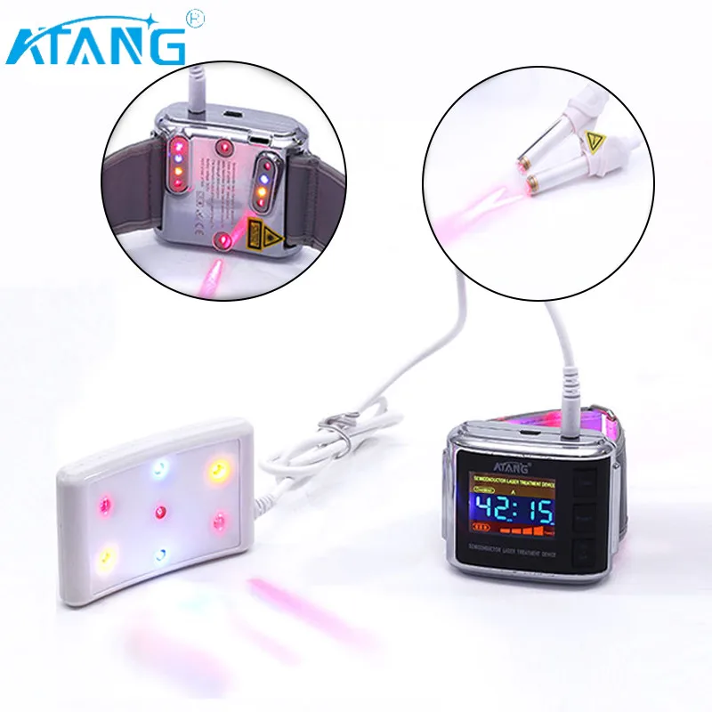 US $219.56 High Blood Pressure Diabetic Watch Multifunction Wrist Watch Pain Relief Rhinitis Diabetics Hypertension Laser Therapy Device