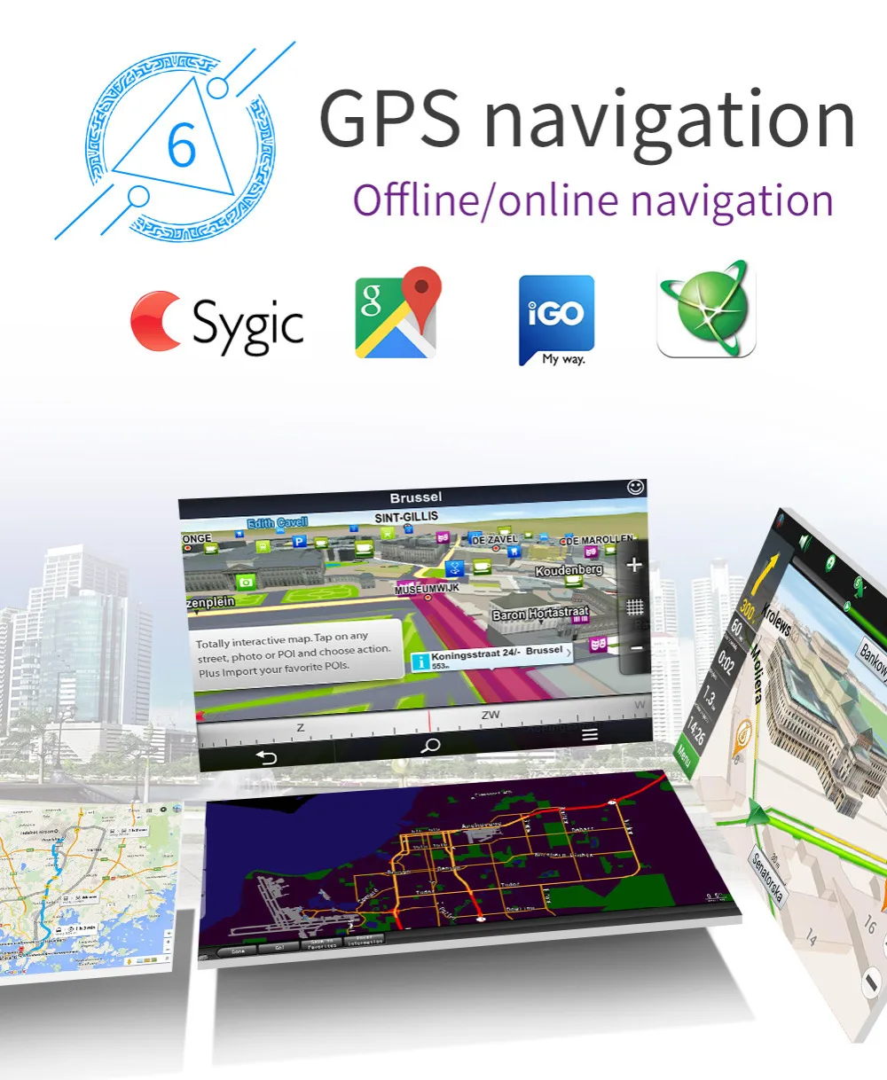 2 din Android 8,1 автомобильный Радио мультимедийный плеер gps навигация HD Авторадио рекордер Gps " Авто Радио Стерео резервный монитор