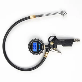

3-300PSI LCD Digital Display Air Dual Head Chuck Tire Inflator Pressure Gauge