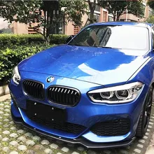 Автомобильный Стайлинг для BMW M125i M140i M135i LCI из настоящего углеродного волокна передний губной разветвитель задний спойлер/М-бампер