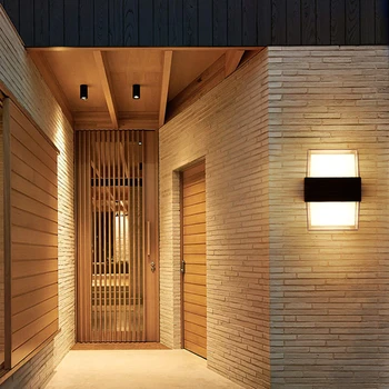 

Outdoor Waterproof IP65 Wall Lamp Modern LED Wall Light Indoor Sconce Decorative lighting Porch Garden Lights Wall Lamps