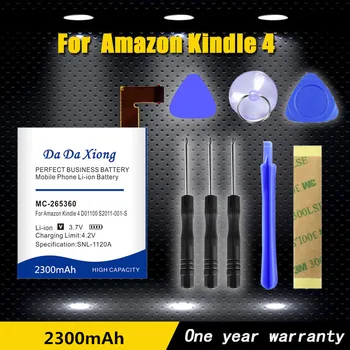 

2300mAh MC-265360 Battery for Amazon Kindle 4 D01100 S2011-001-S DR-A015 Built-in battery