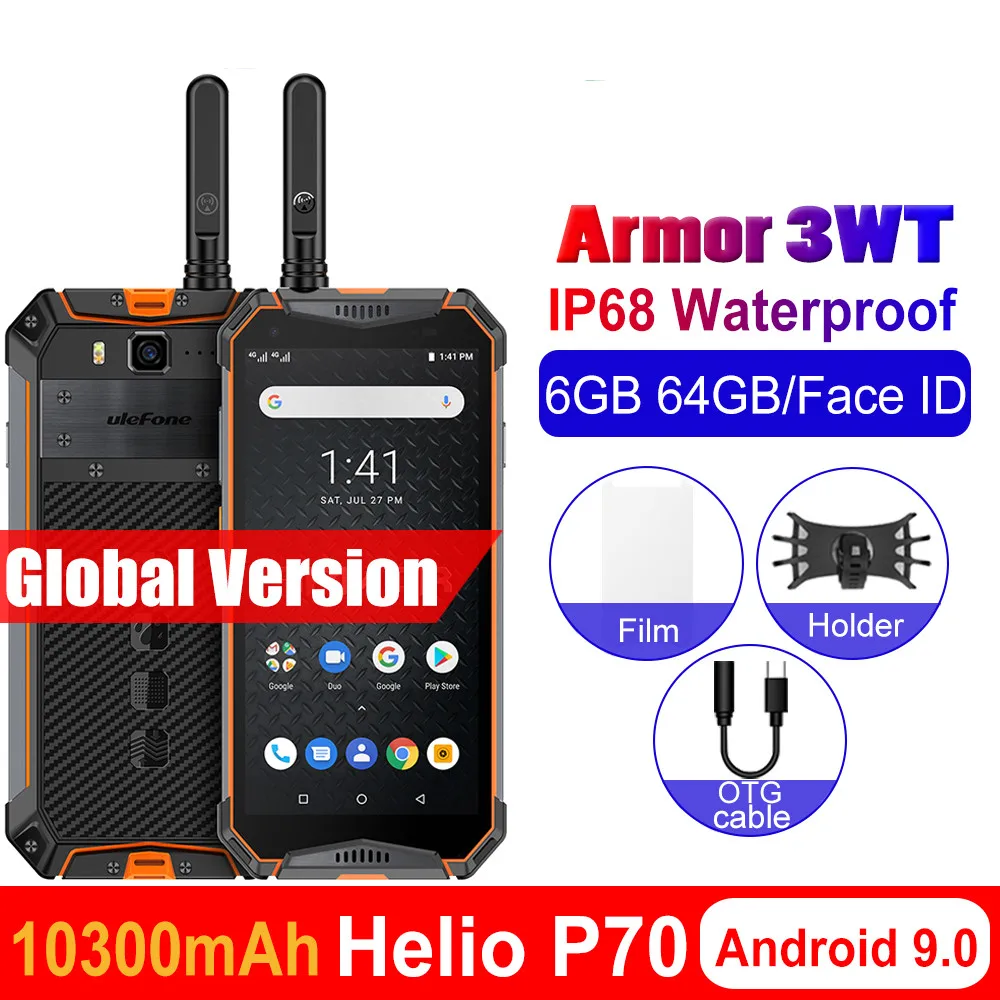  Ulefone Armor 3WT Mobile Phone IP68 Waterproof 10300mAh 5.7