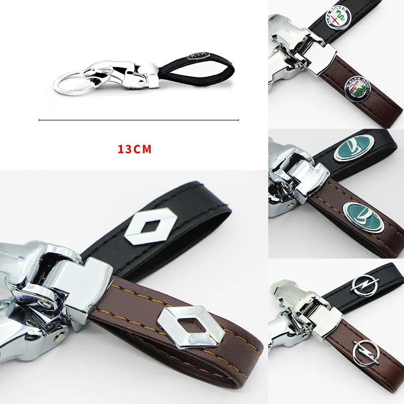 

For KIA K2 K3 K4 K5 K6 K7 KX5 Sorento Sportage R Rio 3 4 Soul ALFA Romeo OPEL LADA Renault Car Carabiner Keychain Door Accessory