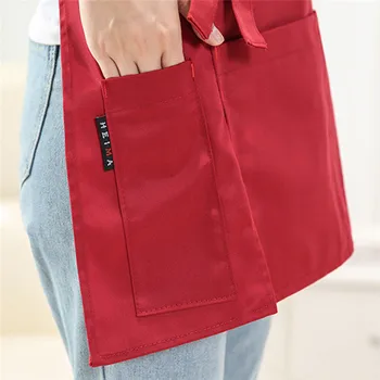 

Kitchen Cooking Apron Half-Length Foldable Apron Catering Chef Hotel Waiter Work Apron Household Kitchen Tools