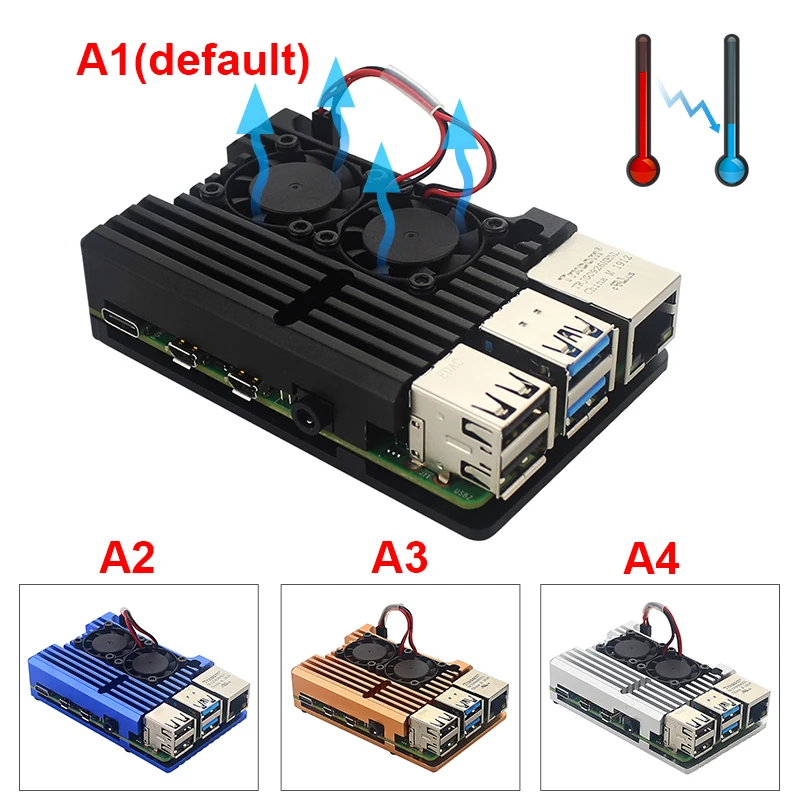    4  B ŰƮ, ˷̴ ̽, 5V 3A  , HD  ̺, RPI 4B  ī, 2GB, 4GB, 8GB RAM