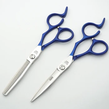 

Blue Hair Scissors Cutting Shears Salon Professional Barber Hair Cutting Thinning Hairdressing Styling Tool Hairdressing