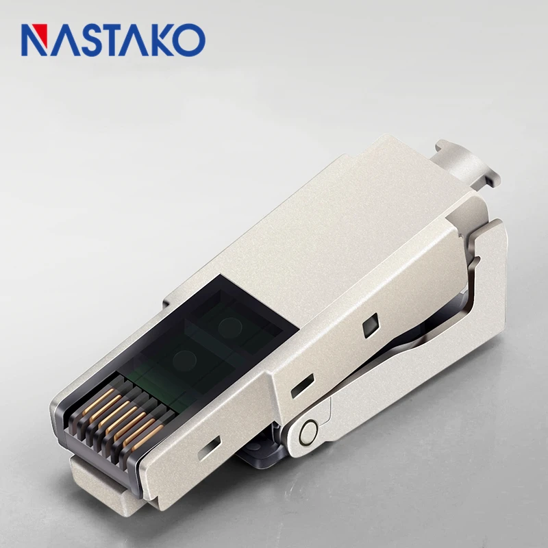 Toolfree RJ45 Cat6A Разъем Экранированный модульный разъем без инструментов rj45 keystone jack