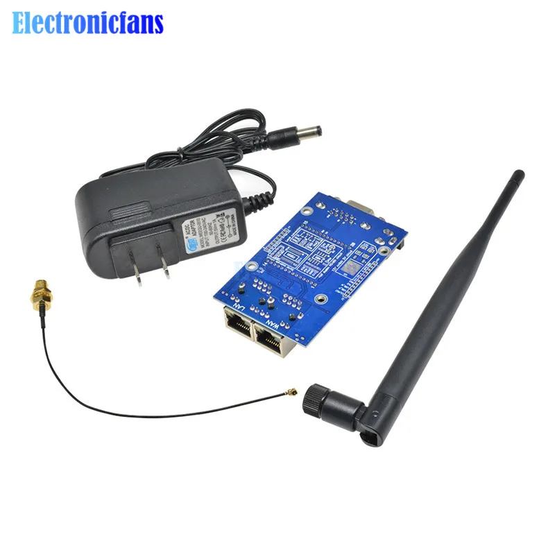HLK-RM04 RM04 Uart Serial Port to Ethernet WiFi Wireless Module with Adapter Board Development Kit 