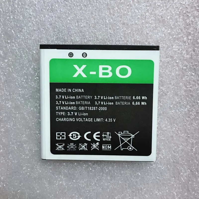 1800 мАч батарея для X-BO KB365250A M8