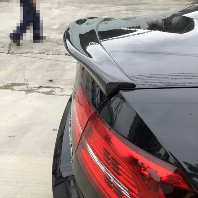 Для Volkswagen Passat B8 высокое качество углеродное волокно черный спойлер на задний багажник, крыло