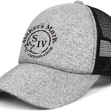 TSDFCMen's Makers-Mark-SIV-Ambassador-Caps Cool Регулируемая сетка капитан хлопковые бейсбольные шапки