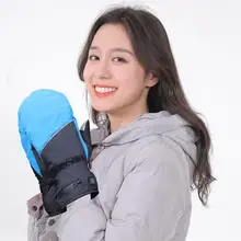 1 шт. женские зимние USB грелки для рук Электрические теплые перчатки водонепроницаемые Электрические перезаряжаемые изолированные перчатки с сенсорным экраном с подогревом