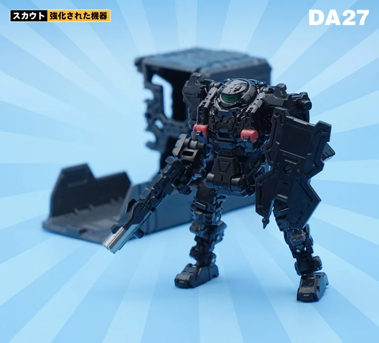 MFT DA27 DA27A DA27C Diaclone трансформация мощность ed-suit power Suit черный мех Solider Lost Planet фигурка игрушка