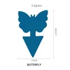 12pc Blue butterfly