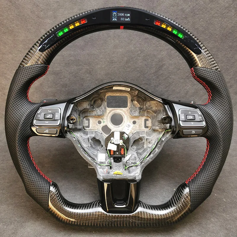 Led Lenkrad Mit Paddle Shifter Und Multi-Funktions Taste Für Volkswagen Vw Golf 6 Mk6 Vw Polo Mk5 2010 2011 2012 2013