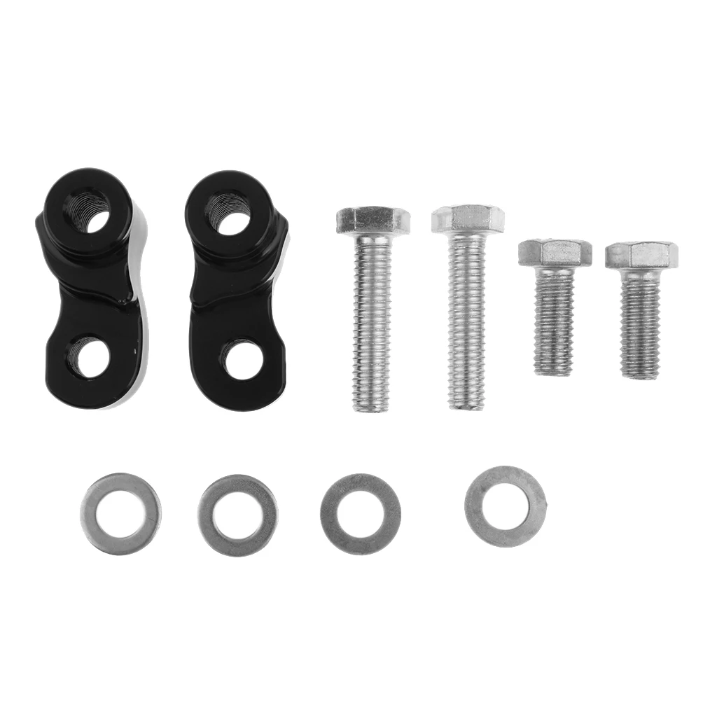 1" CNC Black Rear Lowering Kit For Sportster XL 883 1200 2005 2016
