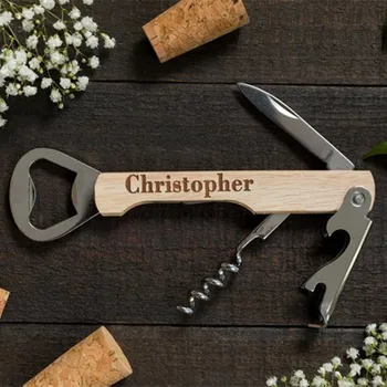 

Personalized Name Beer Bottle Opener Engraved Wedding Birthday Party Favor for Guests Unique Party Decoration Wedding Gifts